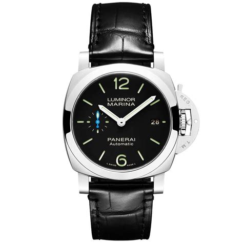 pre-owned 40mm black panerai|Panerai 40mm white dial.